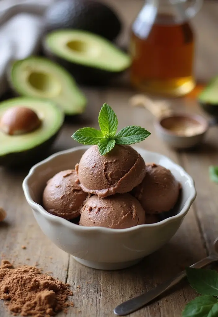 30 Homemade Ice Cream Recipes That Are 100% Dairy Free - 1. Chocolate Avocado Ice Cream