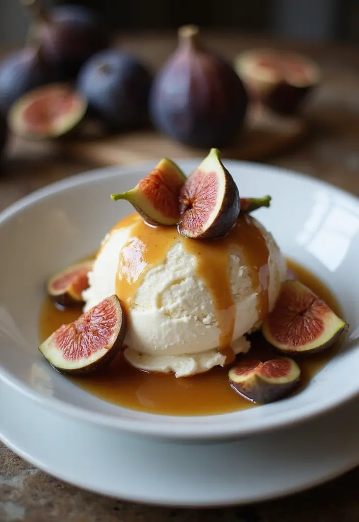 30 Homemade Ice Cream Recipes That Are 100% Dairy Free - 10. Caramelized Fig Coconut Ice Cream