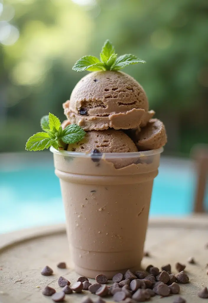 30 Homemade Ice Cream Recipes That Are 100% Dairy Free - 14. Choco Mint Chip Ice Cream