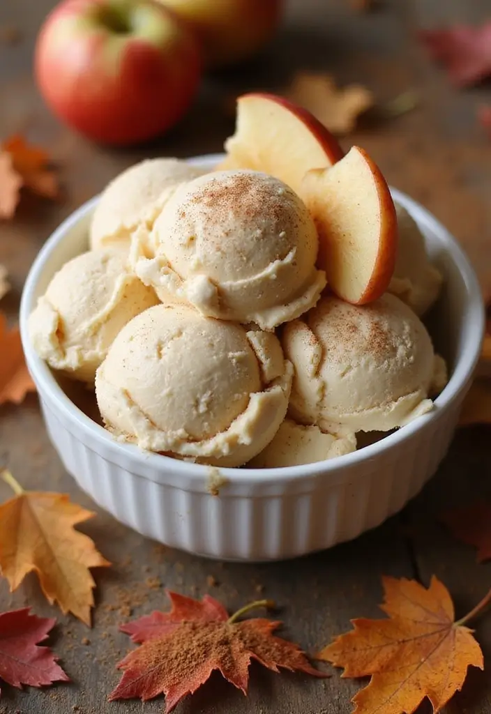 30 Homemade Ice Cream Recipes That Are 100% Dairy Free - 15. Spiced Apple Pie Ice Cream