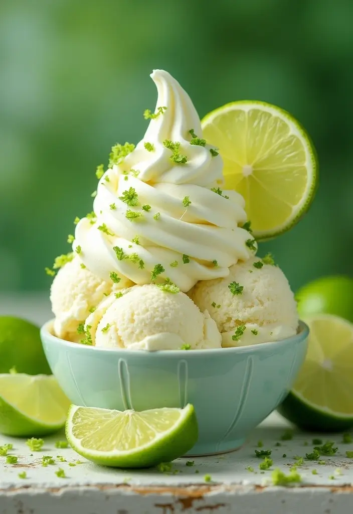 30 Homemade Ice Cream Recipes That Are 100% Dairy Free - 16. Coconut Lime Ice Cream