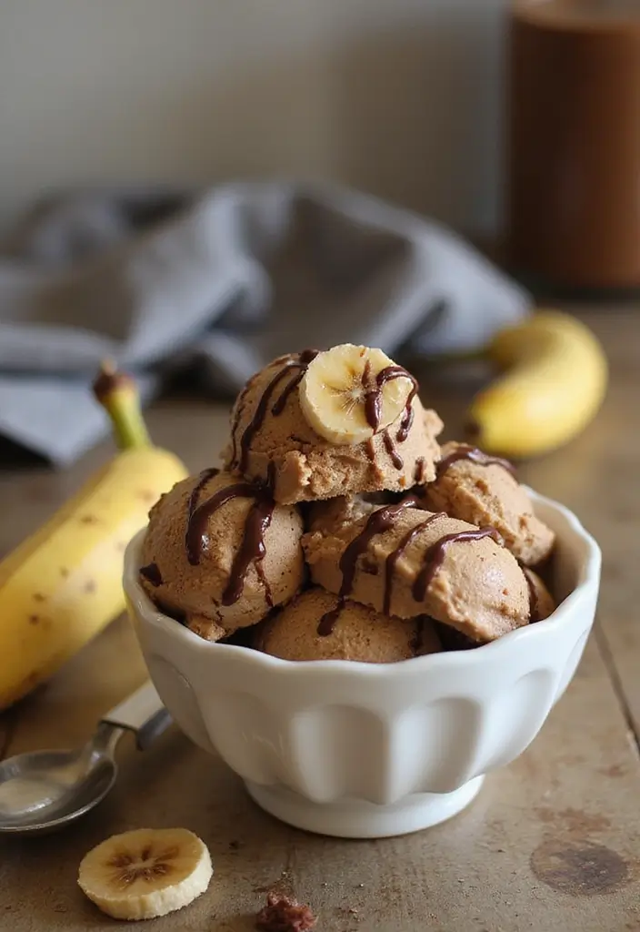 30 Homemade Ice Cream Recipes That Are 100% Dairy Free - 17. Chocolate Peanut Butter Banana Ice Cream