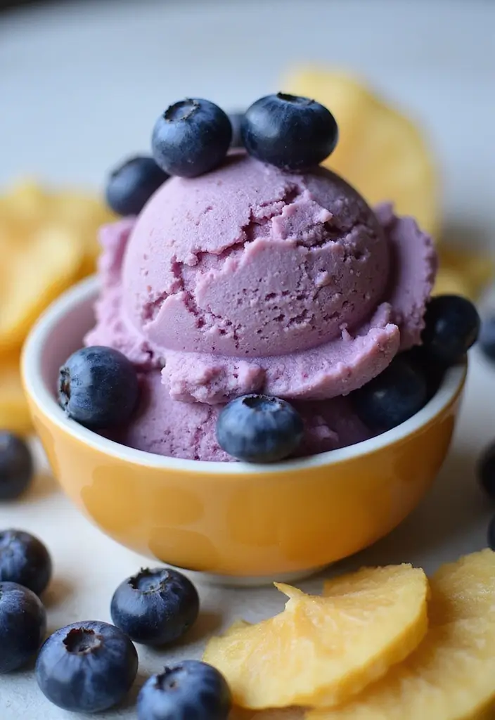 30 Homemade Ice Cream Recipes That Are 100% Dairy Free - 18. Blueberry Coconut Ice Cream