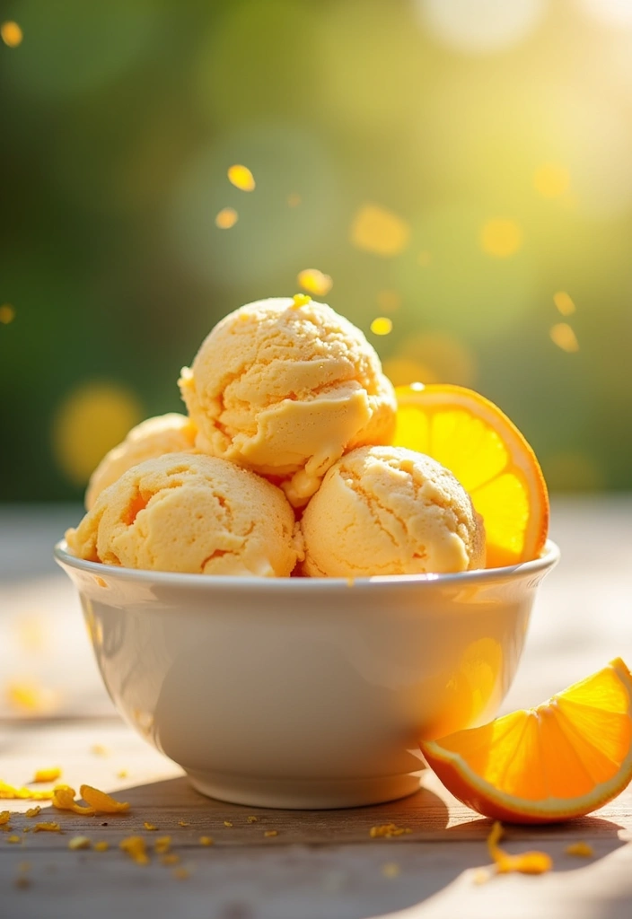 30 Homemade Ice Cream Recipes That Are 100% Dairy Free - 19. Orange Creamsicle Ice Cream