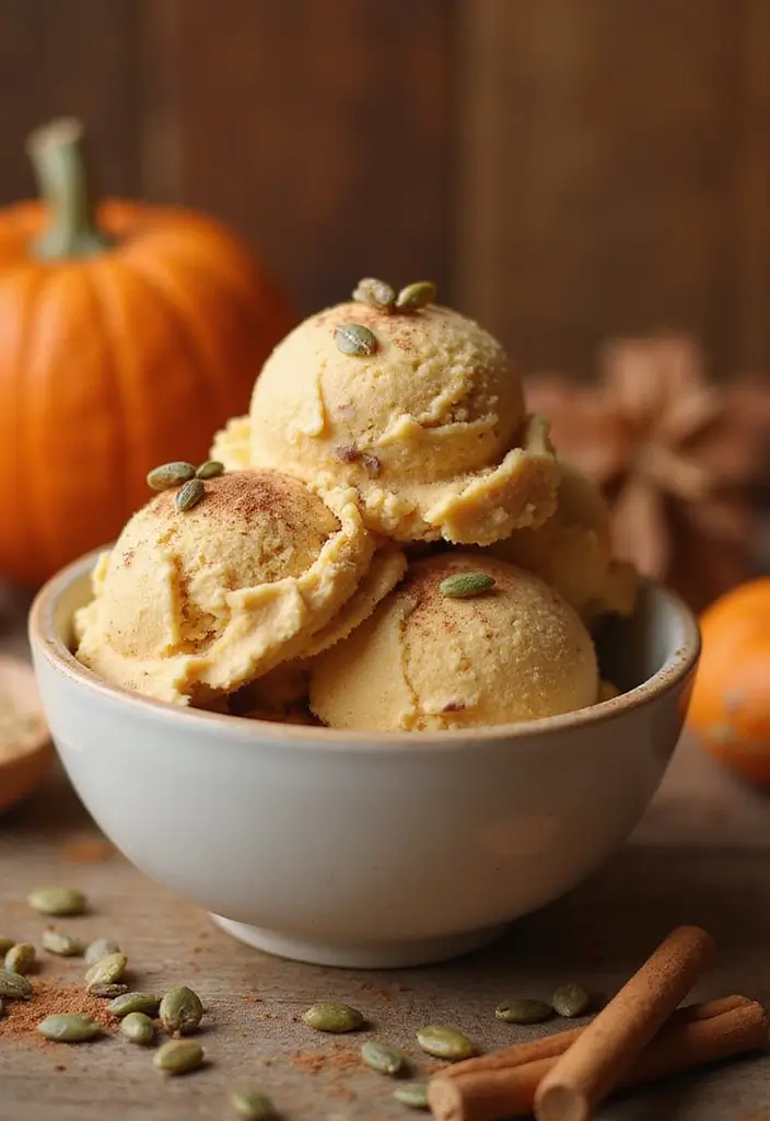 30 Homemade Ice Cream Recipes That Are 100% Dairy Free - 26. Pumpkin Spice Ice Cream