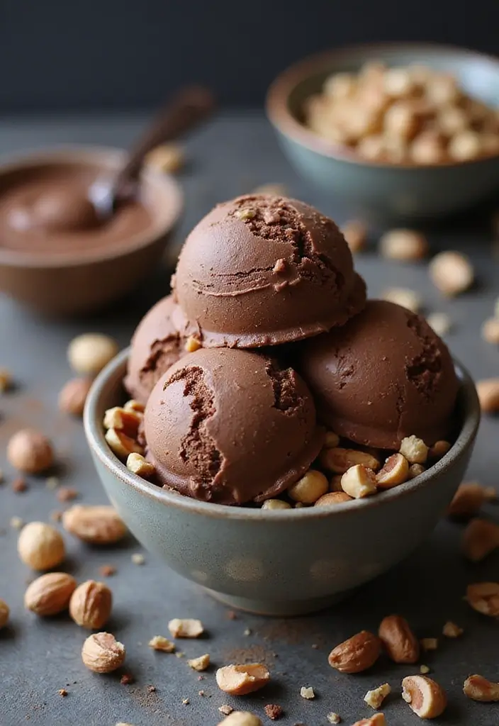 30 Homemade Ice Cream Recipes That Are 100% Dairy Free - 27. Chocolate Hazelnut Ice Cream