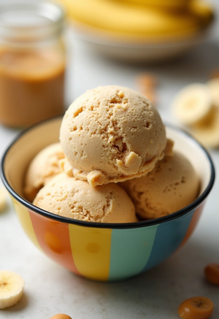 30 Homemade Ice Cream Recipes That Are 100% Dairy Free - 3. Peanut Butter Banana Ice Cream
