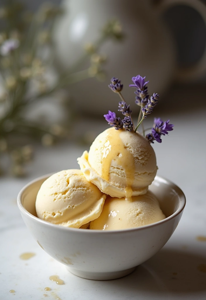 30 Homemade Ice Cream Recipes That Are 100% Dairy Free - 30. Honey Lavender Ice Cream
