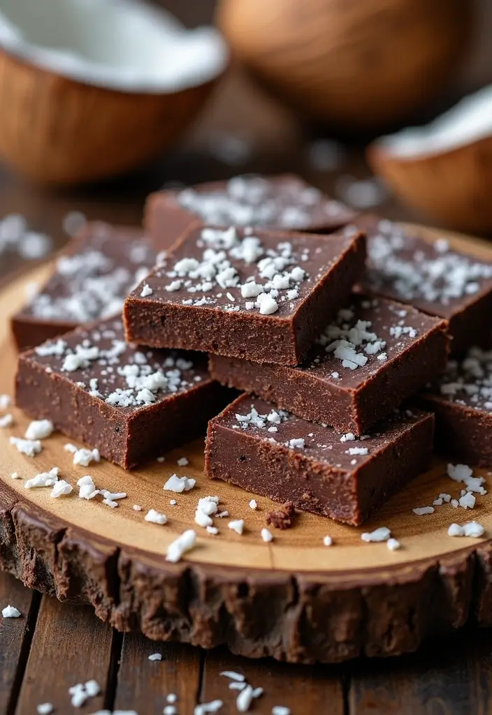 30 Keto Dairy Free Recipes You’ll Want in Your Weekly Menu - 14. Dairy-Free Chocolate Coconut Bars