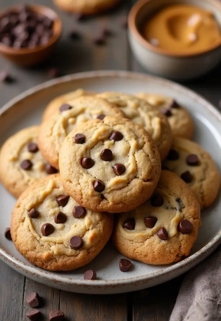 30 Keto Dairy Free Recipes You’ll Want in Your Weekly Menu - 15. Peanut Butter Chocolate Chip Cookies