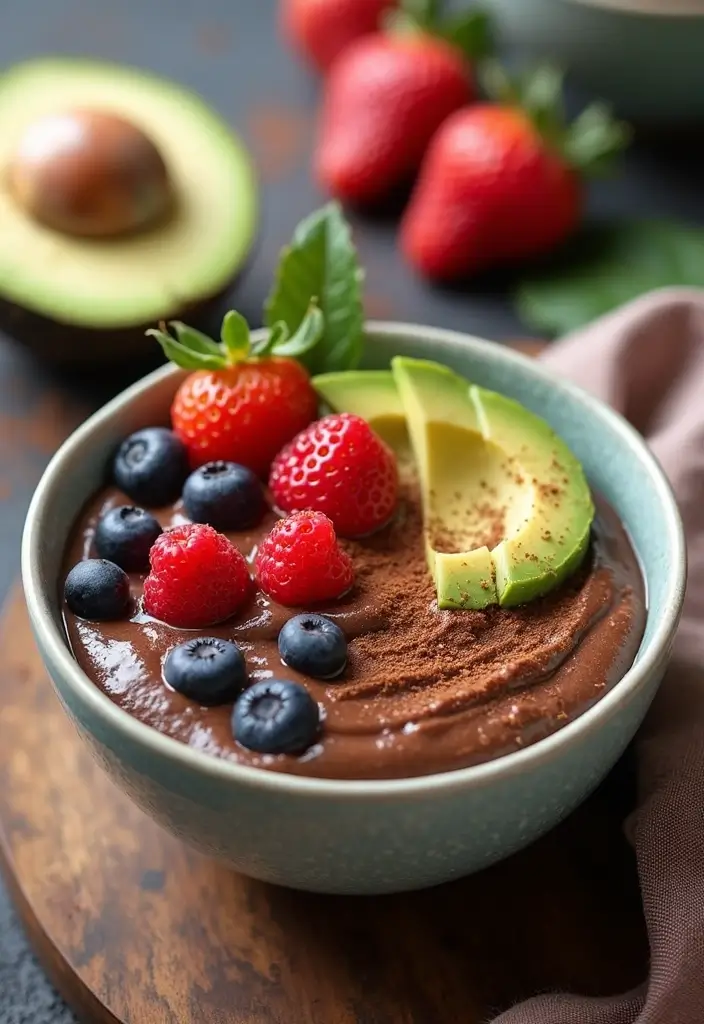 30 Keto Dairy Free Recipes You’ll Want in Your Weekly Menu - 16. Avocado Chocolate Pudding