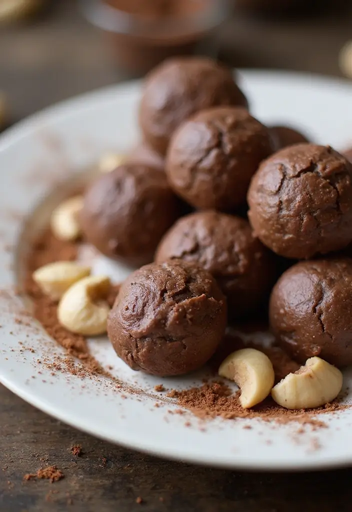 30 Keto Dairy Free Recipes You’ll Want in Your Weekly Menu - 23. Chocolate Hazelnut Energy Bites
