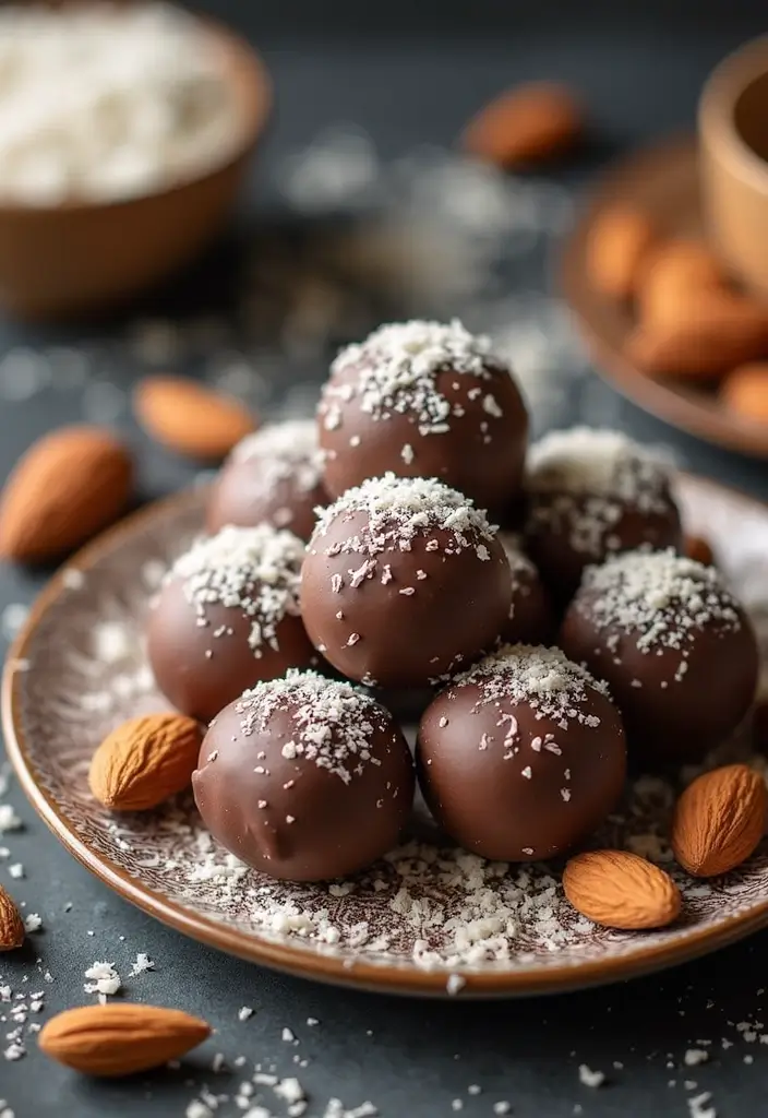 30 Keto Dairy Free Recipes You’ll Want in Your Weekly Menu - 24. Almond Joy Fat Bombs