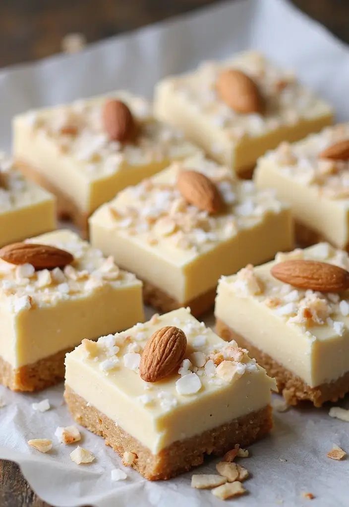 30 Keto Dairy Free Recipes You’ll Want in Your Weekly Menu - 26. Coconut Almond Joy Bars