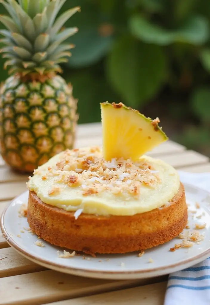 30 Moist & Fluffy Gluten Free Dairy Free Cake Recipes - 12. Pineapple Coconut Cake