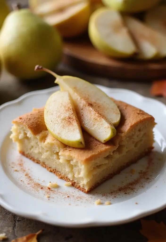 30 Moist & Fluffy Gluten Free Dairy Free Cake Recipes - 29. Spiced Pear Cake