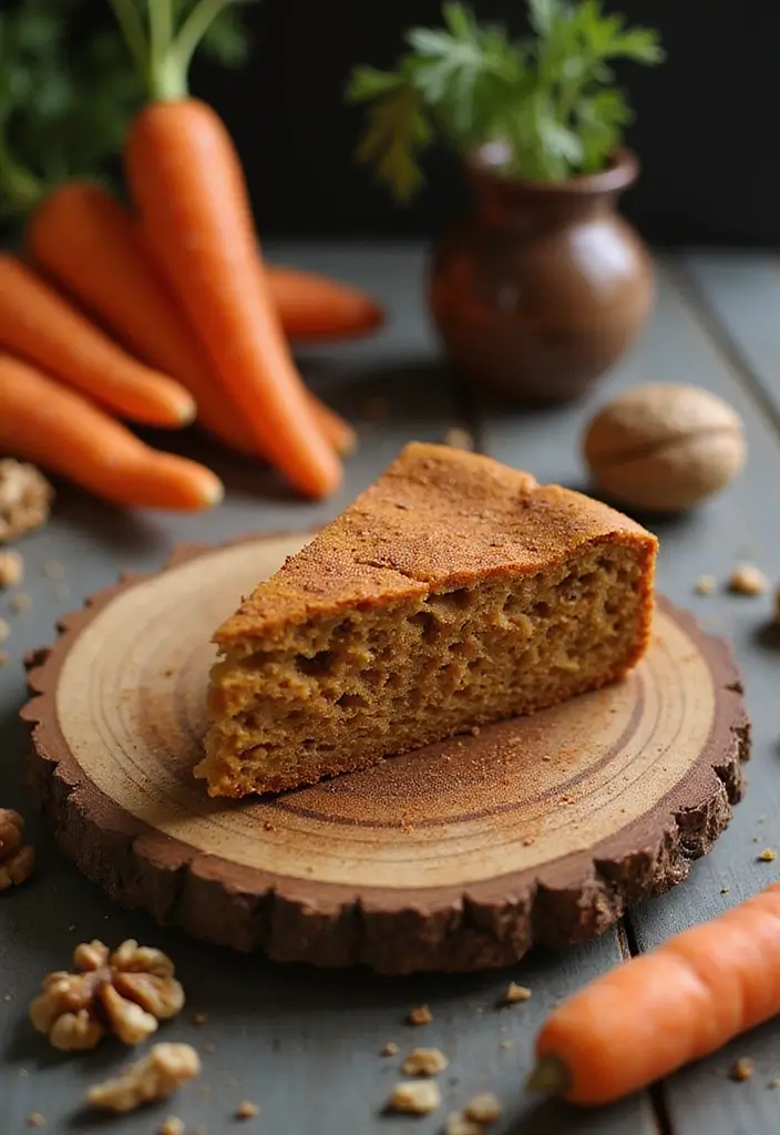 30 Moist & Fluffy Gluten Free Dairy Free Cake Recipes - 3. Carrot and Walnut Cake