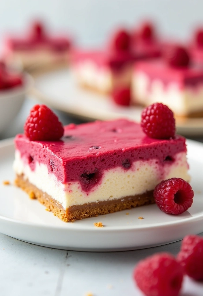 30 Must-Try Vegan Dairy Free Recipes for Every Meal - 16. Vegan Raspberry Cheesecake Bars