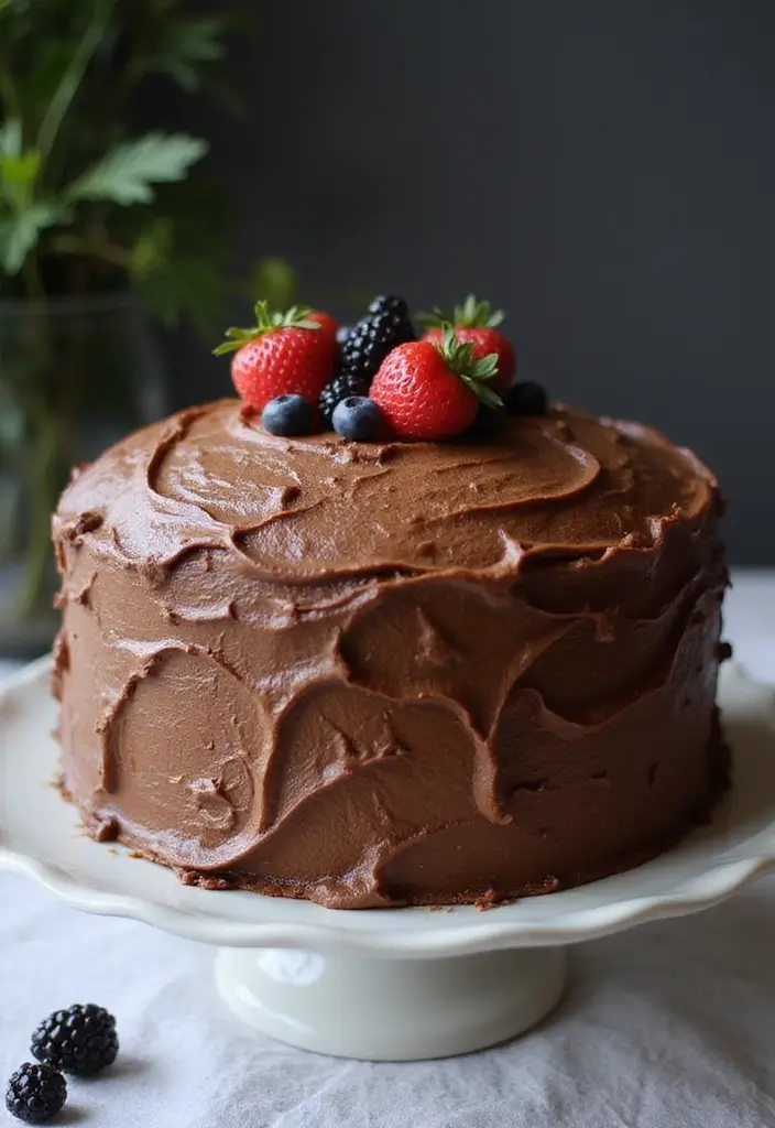 30 Must-Try Vegan Dairy Free Recipes for Every Meal - 25. Vegan Chocolate Cake with Avocado Frosting