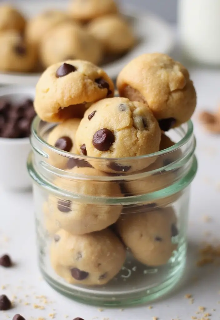 30 Must-Try Vegan Dairy Free Recipes for Every Meal - 5. Chocolate Chip Cookie Dough Bites