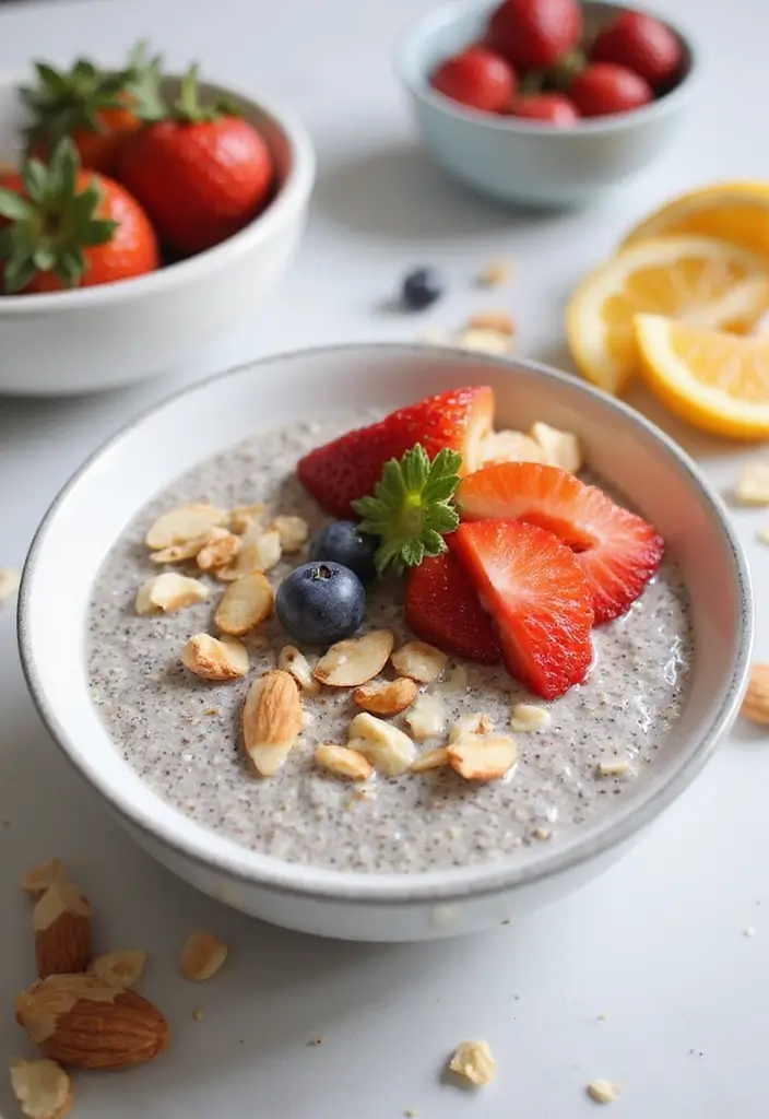 30 Protein-Packed Dairy Free Egg Recipes You’ll Love for Breakfast - 10. Chia Seed Pudding with Almonds