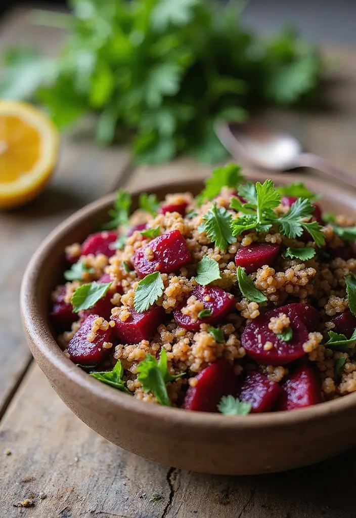 30 Protein-Packed Dairy Free Egg Recipes You’ll Love for Breakfast - 23. Beetroot and Quinoa Salad