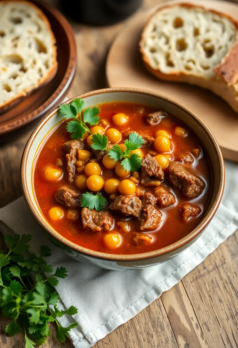 30 Savory Dairy Free Ground Beef Recipes for Easy Meals - 19. Beef and Chickpea Stew