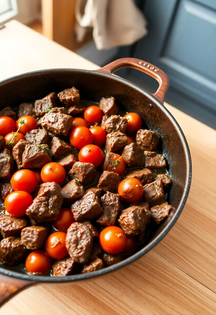 30 Savory Dairy Free Ground Beef Recipes for Easy Meals - 29. Beef and Tomato Skillet