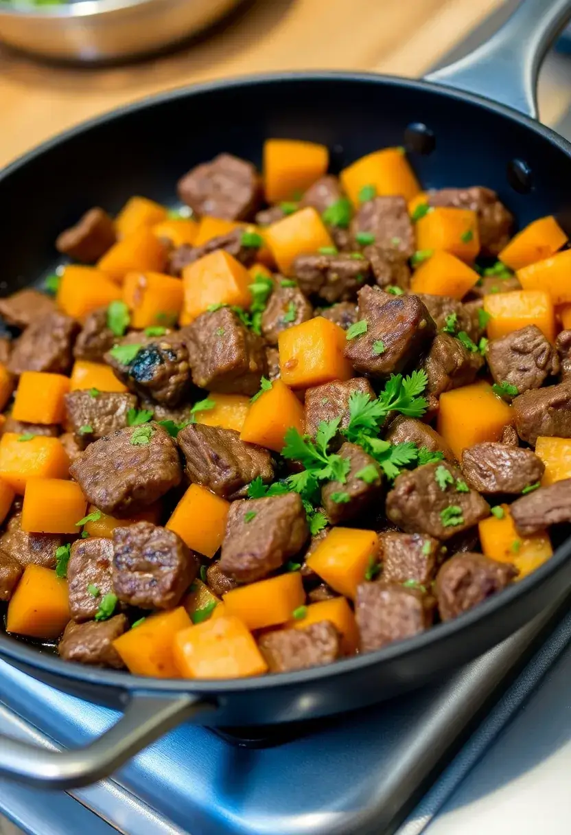 30 Savory Dairy Free Ground Beef Recipes for Easy Meals - 5. Beef and Sweet Potato Hash