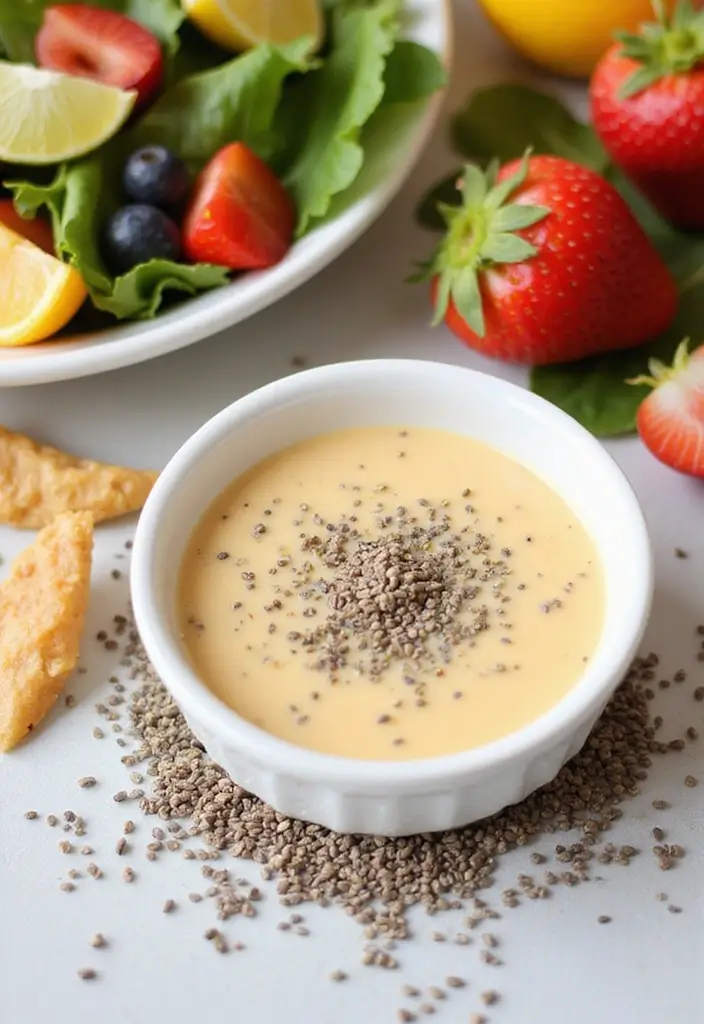 30 Tangy & Creamy Dairy Free Dressing Recipes for Every Salad - 29. Poppy Seed Dressing