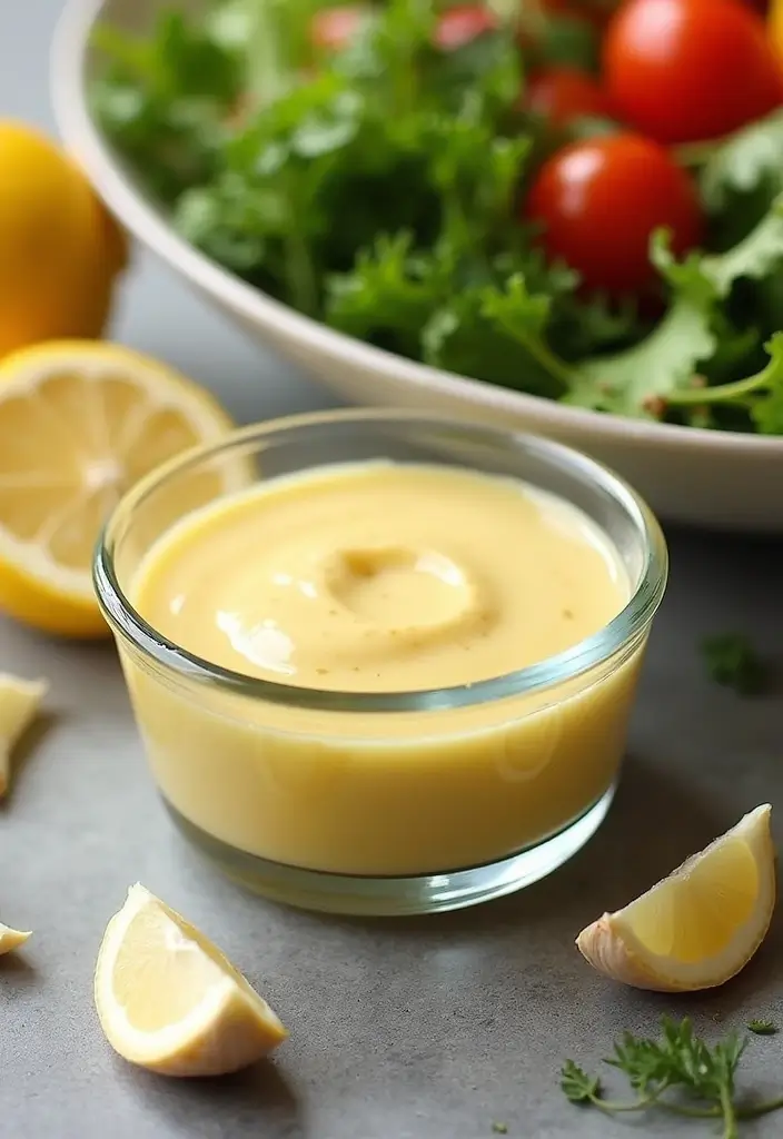 30 Tangy & Creamy Dairy Free Dressing Recipes for Every Salad - 4. Lemon Tahini Dressing
