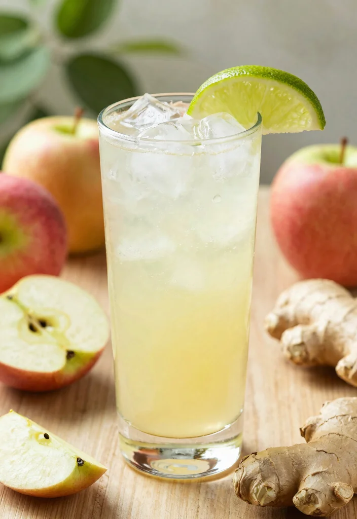 10 Apple Cocktail Recipes for Crisp Easy Fall-Inspired Sips - 5. Apple Ginger Fizz