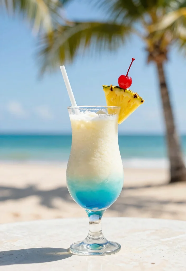 10 Blue Cocktail Recipes for Vibrant Refreshing Party Drinks - 5. Blue Curacao Pina Colada