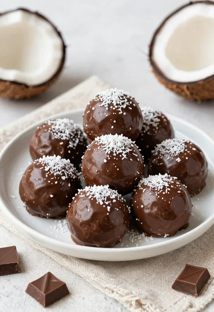 10 Dairy-Free Keto Recipes for Simple Clean Low-Carb Eating - 10. Chocolate Coconut Fat Bombs