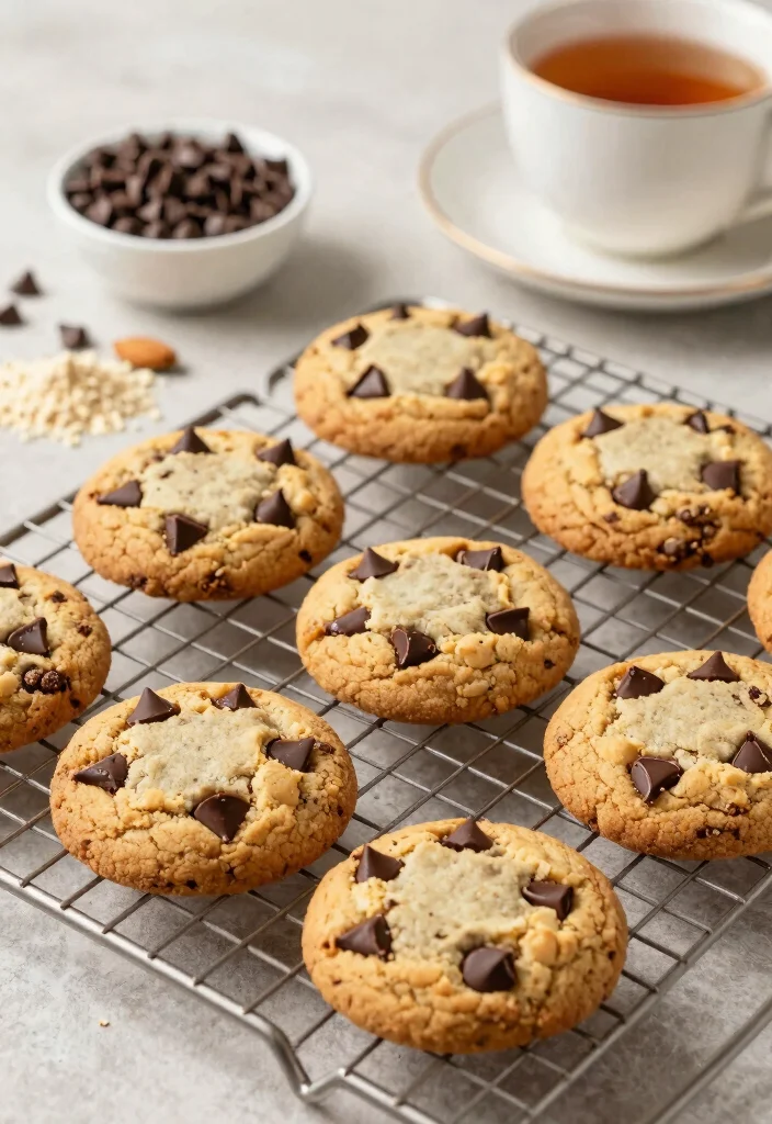 10 Dairy-Free Keto Recipes for Simple Clean Low-Carb Eating - 4. Dairy-Free Chocolate Chip Cookies