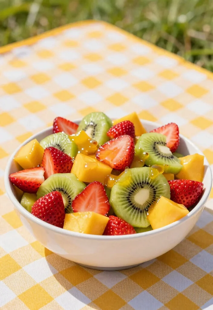 10 Easiest Dessert Recipes for Fast No-Stress Sweet Treats - 2. Easy Fruit Salad with Honey-Lime Dressing