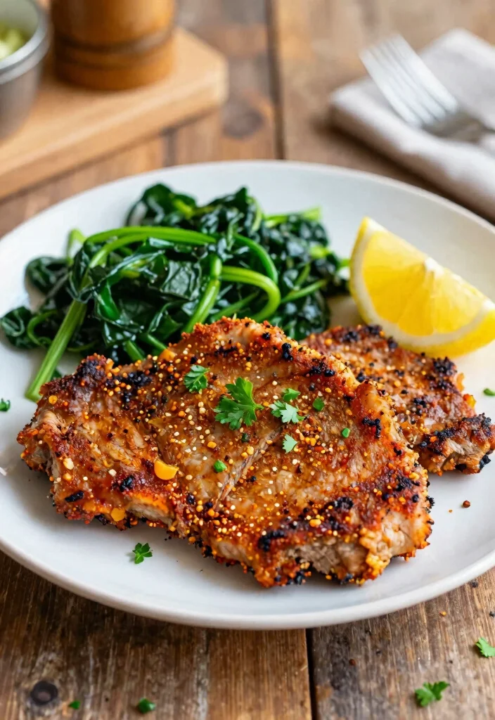 10 Keto Pork Chop Recipes for Easy Flavorful Low-Carb Dinners - 3. Spicy Cajun Instant Pot Pork Chops