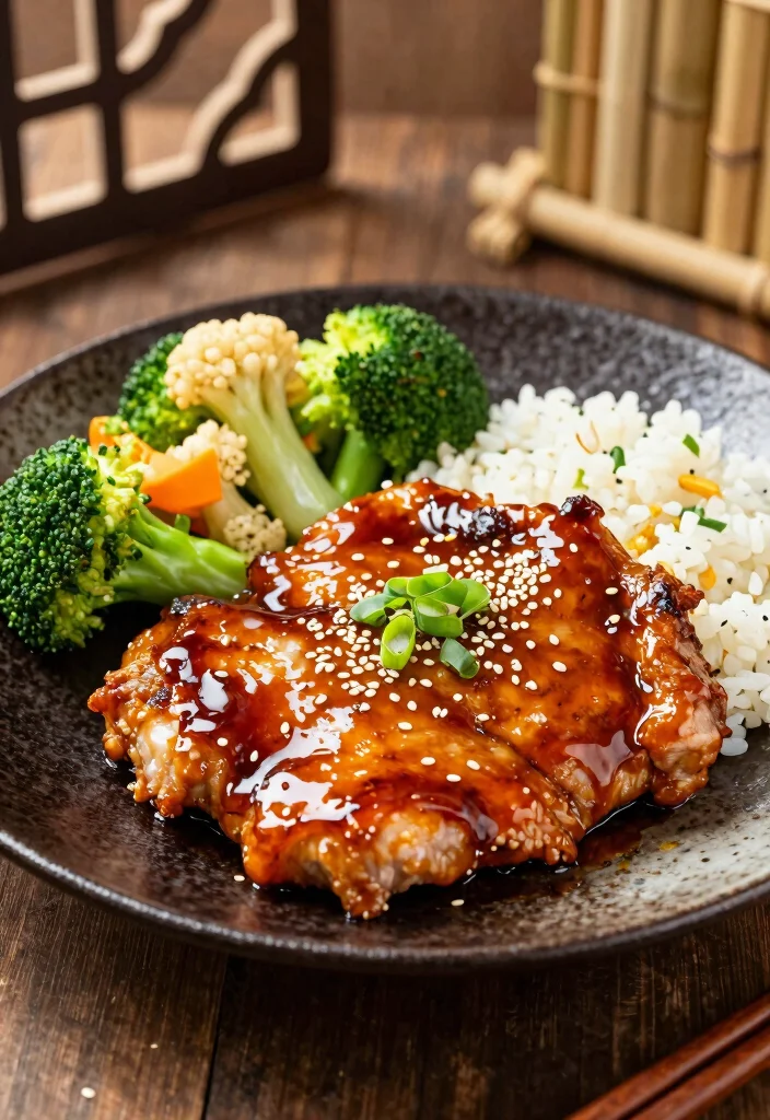 10 Keto Pork Chop Recipes for Easy Flavorful Low-Carb Dinners - 6. Teriyaki Instant Pot Pork Chops