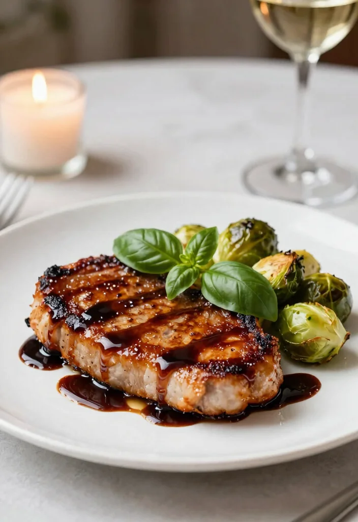 10 Keto Pork Chop Recipes for Easy Flavorful Low-Carb Dinners - 7. Balsamic Glazed Instant Pot Pork Chops