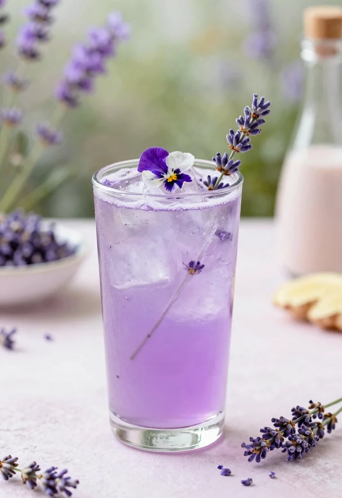 10 Mule Cocktail Recipes with Fresh Simple Ginger Kick - 7. Lavender Ginger Mule