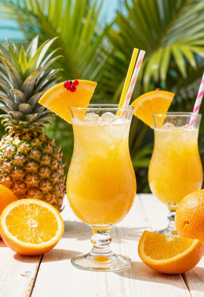 10 Non-Alcoholic Cocktail Recipes for Fresh Easy Mocktails - 2. Tropical Paradise Punch
