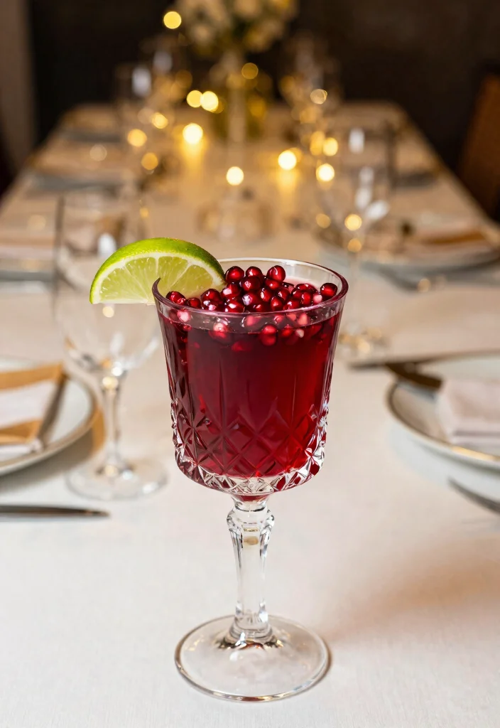 10 Non-Alcoholic Cocktail Recipes for Fresh Easy Mocktails - 6. Pomegranate Sparkler