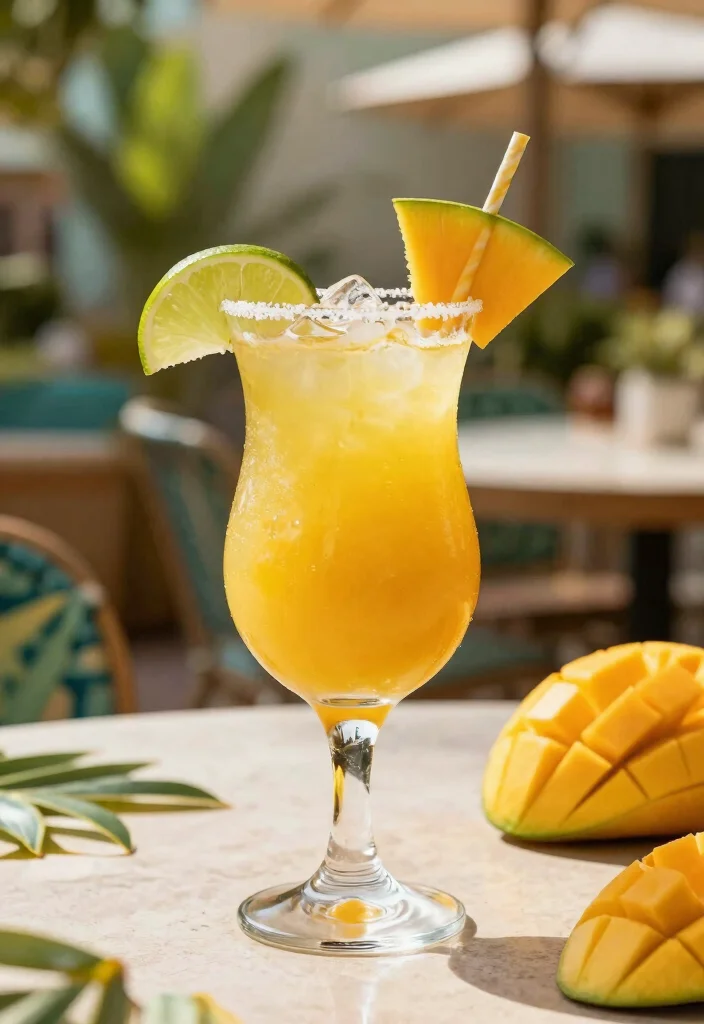 10 Rum Cocktail Recipes for Easy Tropical-Style Drinks - 10. Mango Rum Margarita