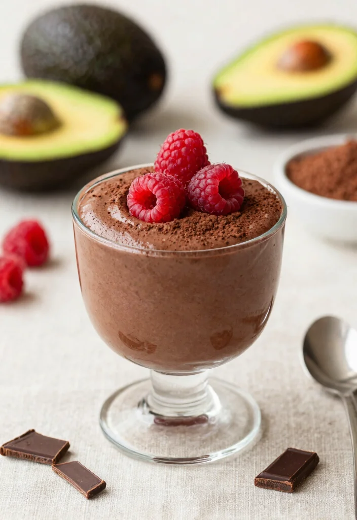 10 Vegetarian Dessert Recipes with Simple Plant-Based Sweets - 1. Chocolate Avocado Mousse