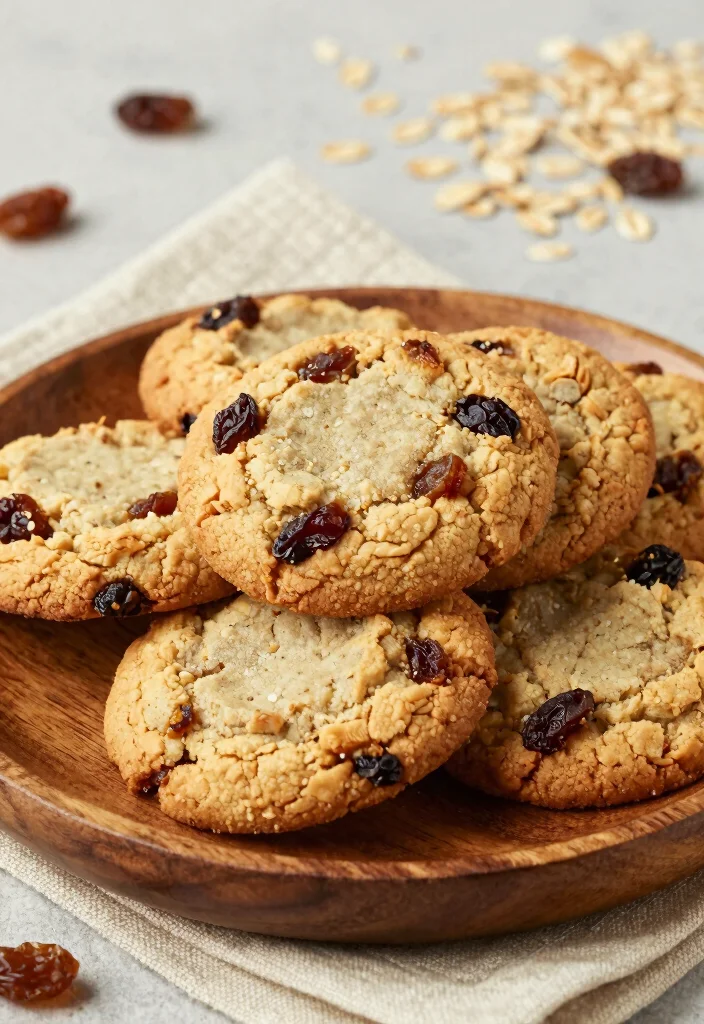 10 Vegetarian Dessert Recipes with Simple Plant-Based Sweets - 9. Oatmeal Raisin Cookies