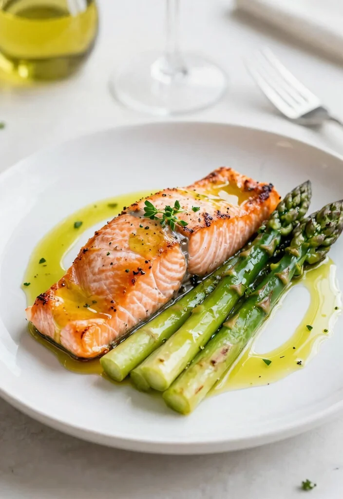 12 Clean Dinner Recipes for Fresh Simple Weeknight Eating - 4. Baked Salmon with Asparagus