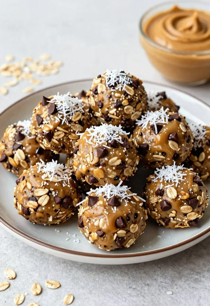 12 Dairy-Free Dessert Recipes for Easy Creamy Sweet Treats - 12. No-Bake Peanut Butter Energy Bites
