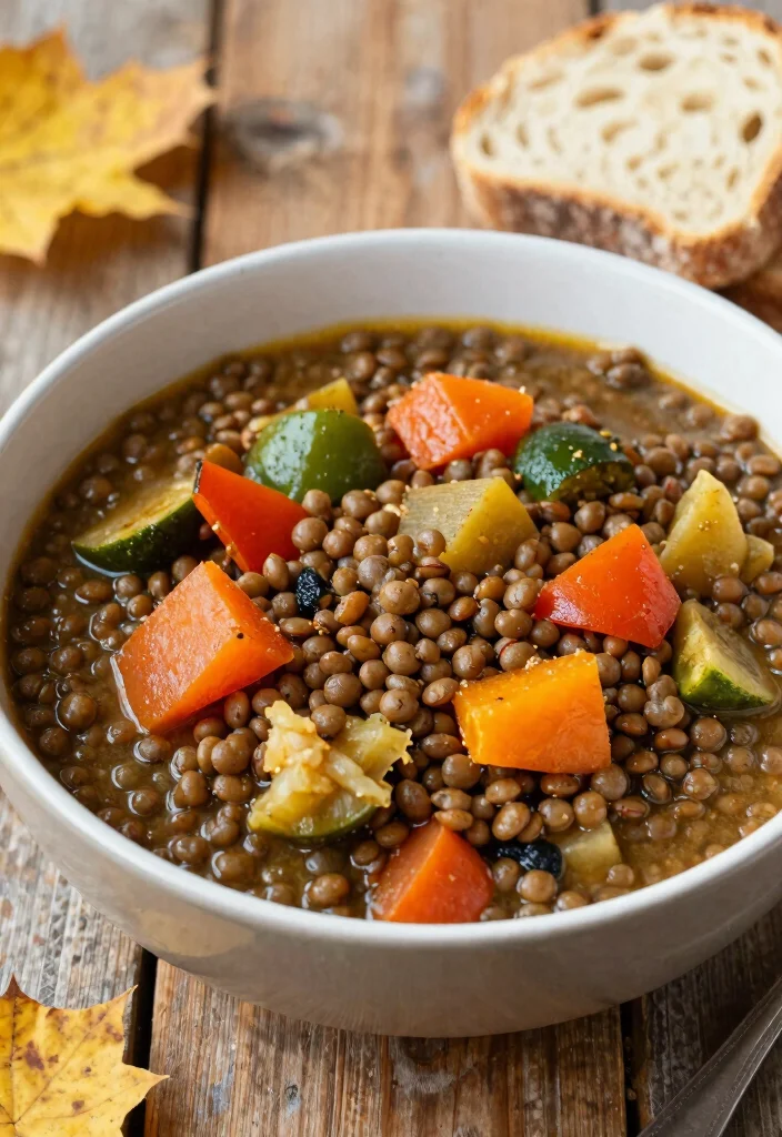 12 Fall Dinner Recipes with Cozy Seasonal Flavor Ideas - 5. Spiced Lentil and Vegetable Stew