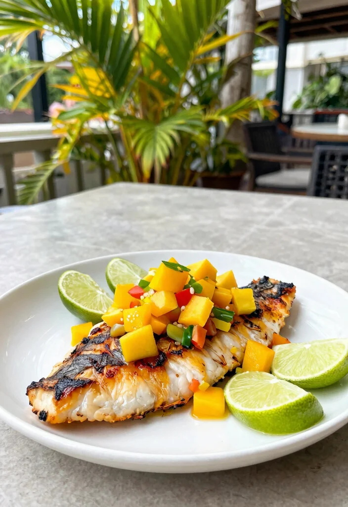 12 Fish Dinner Recipes for Light Flavorful Weeknight Meals - 8. Grilled Fish with Mango Salsa