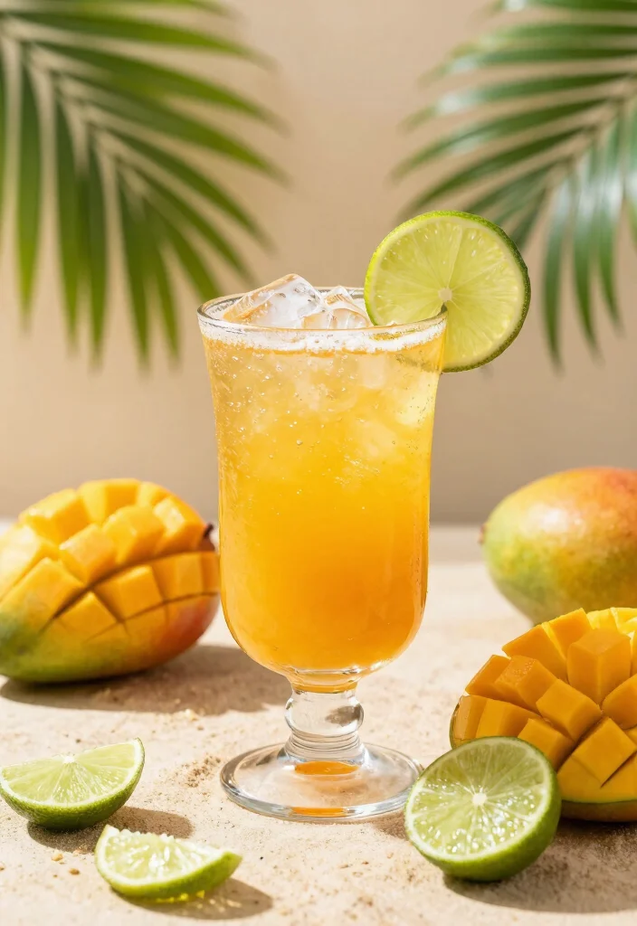 12 Fun Cocktail Recipes with Simple Creative Flavor Twists - 2. Tropical Mango Cooler